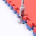 Jigsaw Interlocking Eva Mats - Rouge / Bleu, 1 mx 1 mx 40 mm